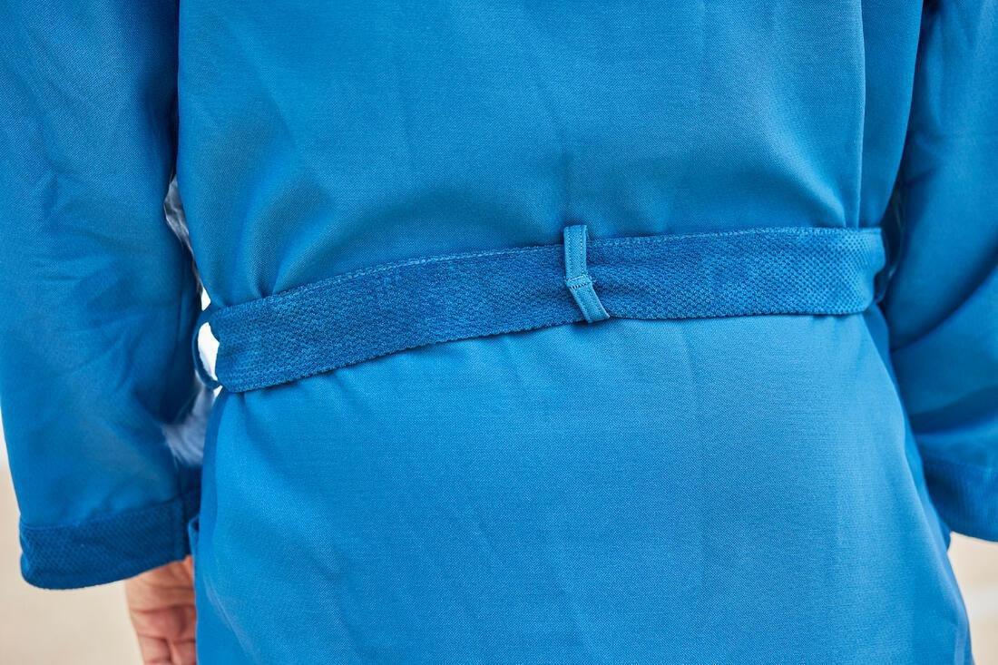 Men Compact Pool Bathrobe, Blue, , large image number 12