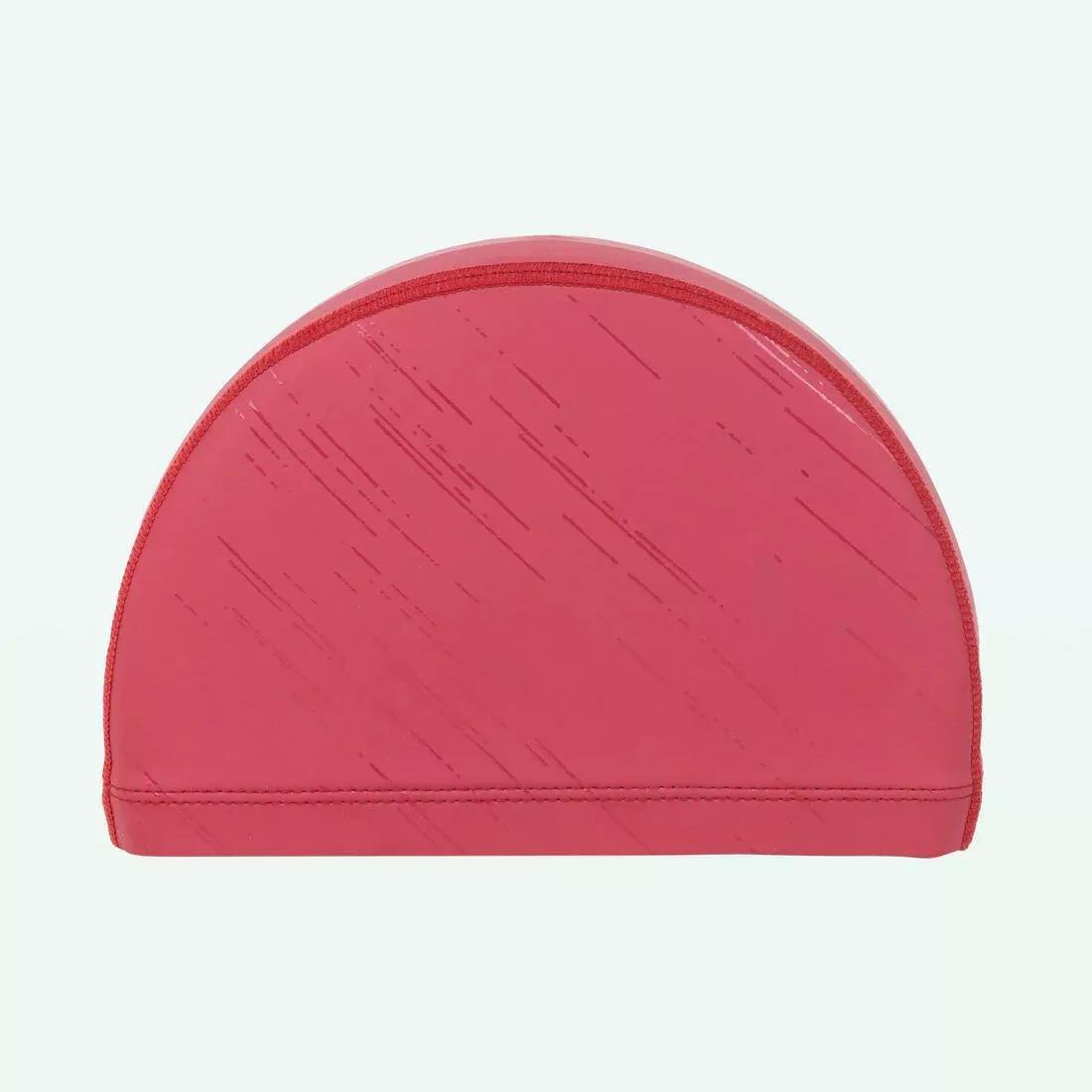 RED Coated mesh swim cap - Printed fabric - Size M - Diag Rubi, No Color, large image number 2