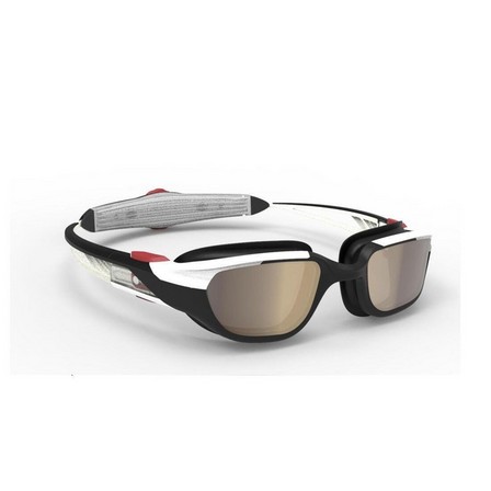 NABAIJI - Swimming Goggles Turn Size L Smoked Lenses, Black