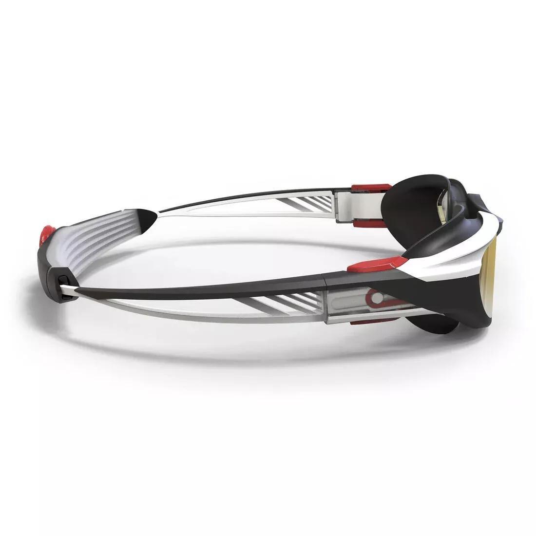 Swimming Goggles Turn Size L Smoked Lenses, Black, No Color, large image number 3