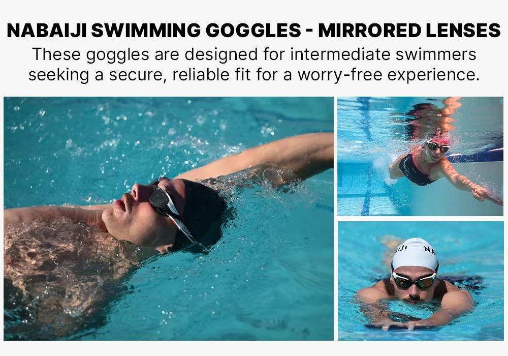 Swimming Goggles Turn Size L Smoked Lenses, Black, No Color, large image number 18