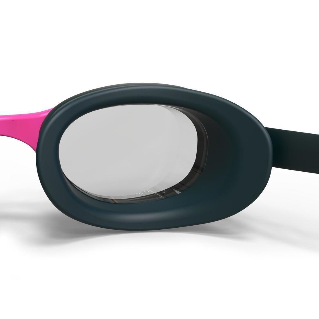 Unisex Swimming Goggles - Clear Lenses - Xbase 100 Print, Navy, No Color, large image number 12