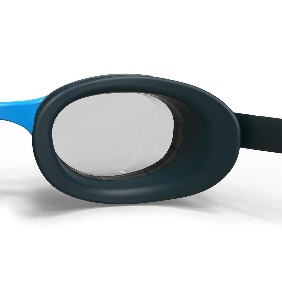 Xbase 100 Print Adult Swimming Goggles - Clear Lenses - Mike, Black, No Color, large image number 11
