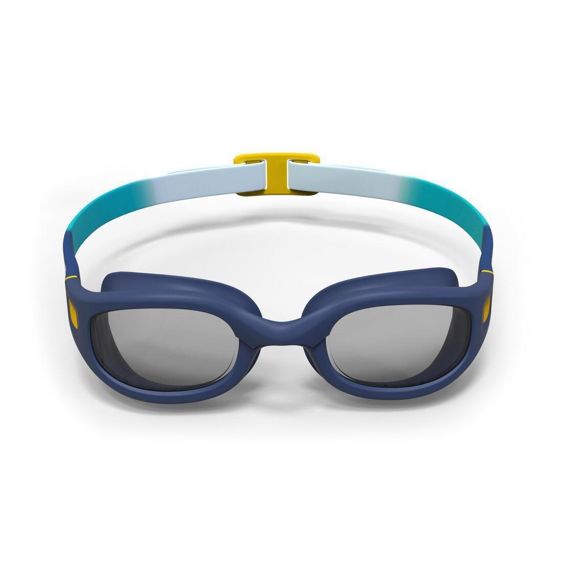 Kids Boys Swimming Goggles - Soft 100 - Size S - Clear Lenses, Blue, No Color, large image number 9