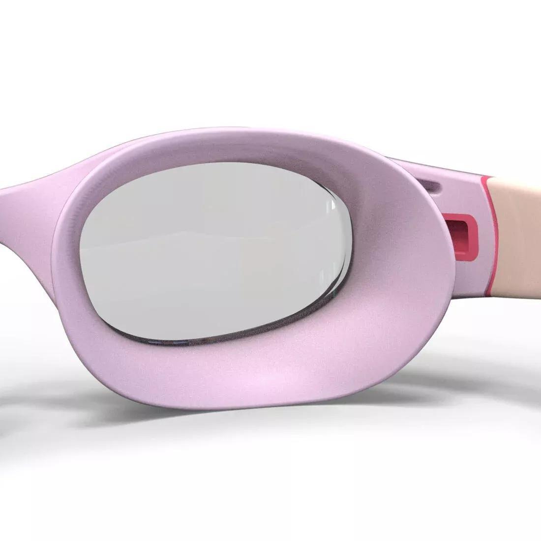 Swimming Goggles - Soft 100 - Size S Clear Lenses, Navy Blue, No Color, large image number 5