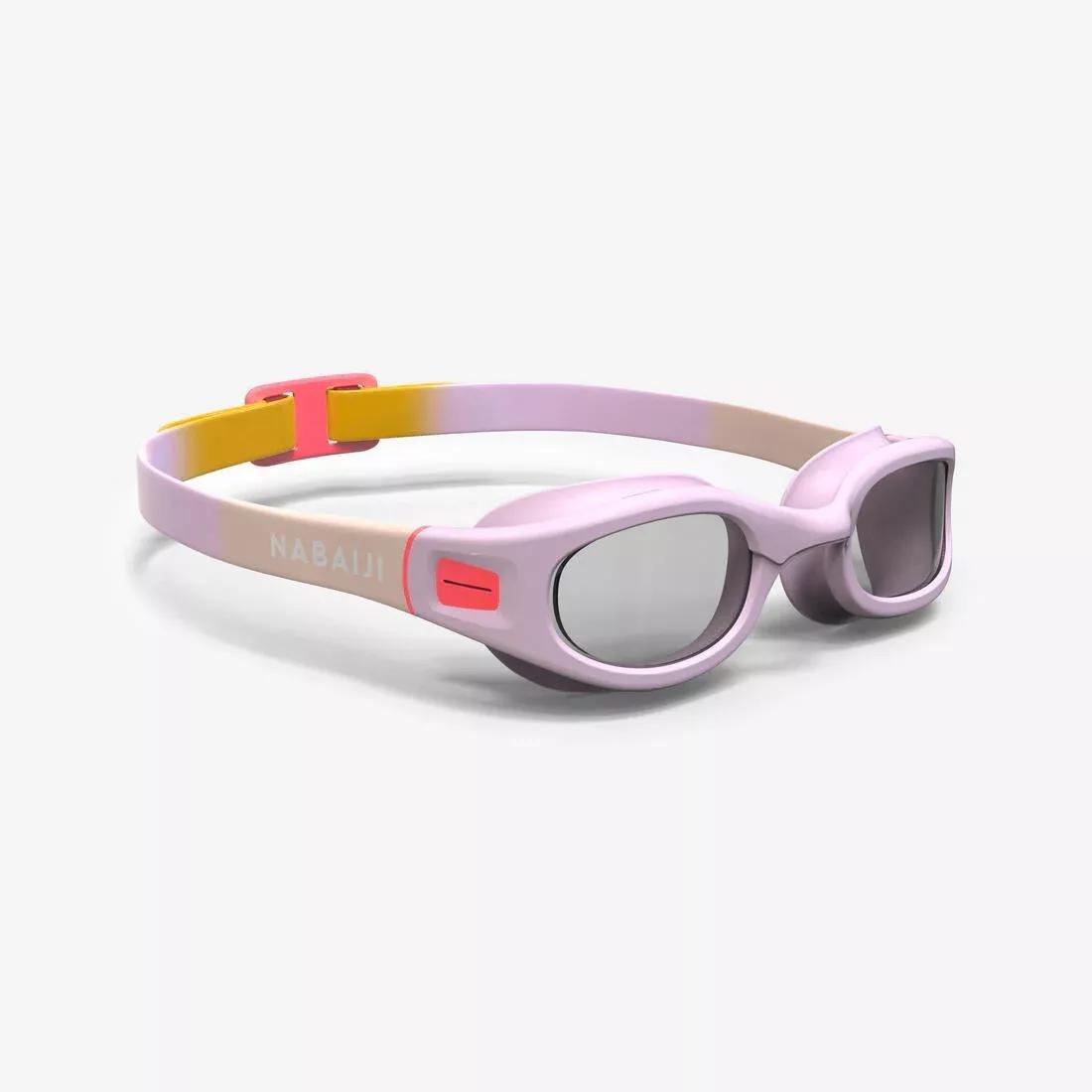 Swimming Goggles - Soft 100 - Size S Clear Lenses, Light Mauve, No Color, large image number 1
