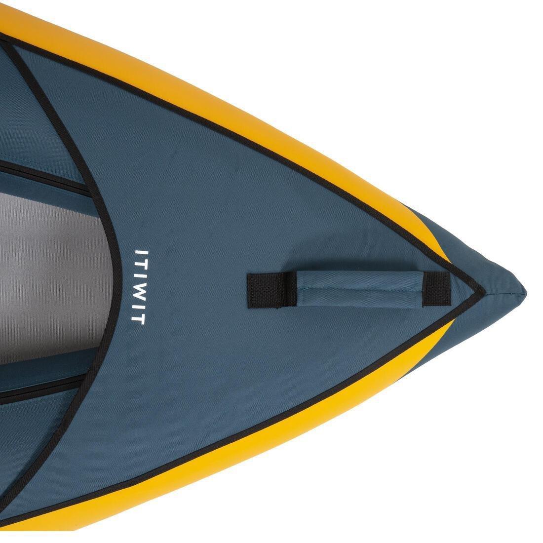 Inflatable 1-2-Person Touring Kayak, Blue, No Color, large image number 6