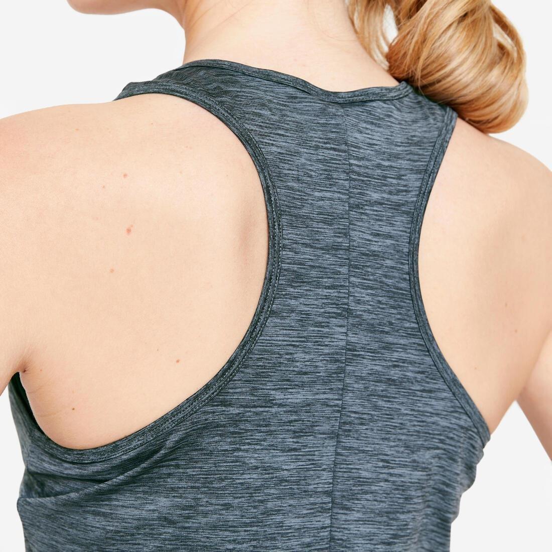 Women Cardio Fitness Muscle Back Tank Top, Pink, No Color, large image number 5