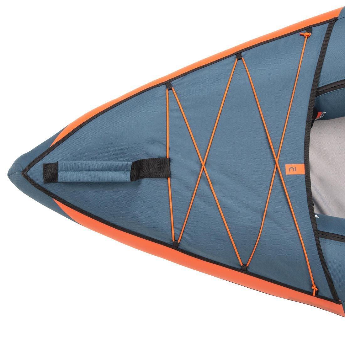 Inflatable 1 Person Kayak, Blue, No Color, large image number 4