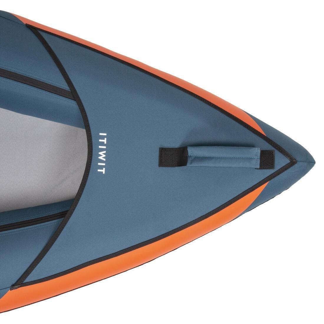 Inflatable 1 Person Kayak, Blue, No Color, large image number 6