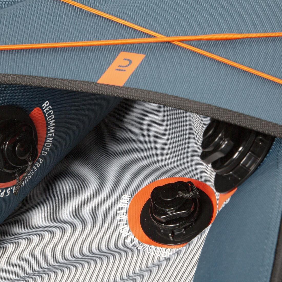 Inflatable 1 Person Kayak, Blue, No Color, medium