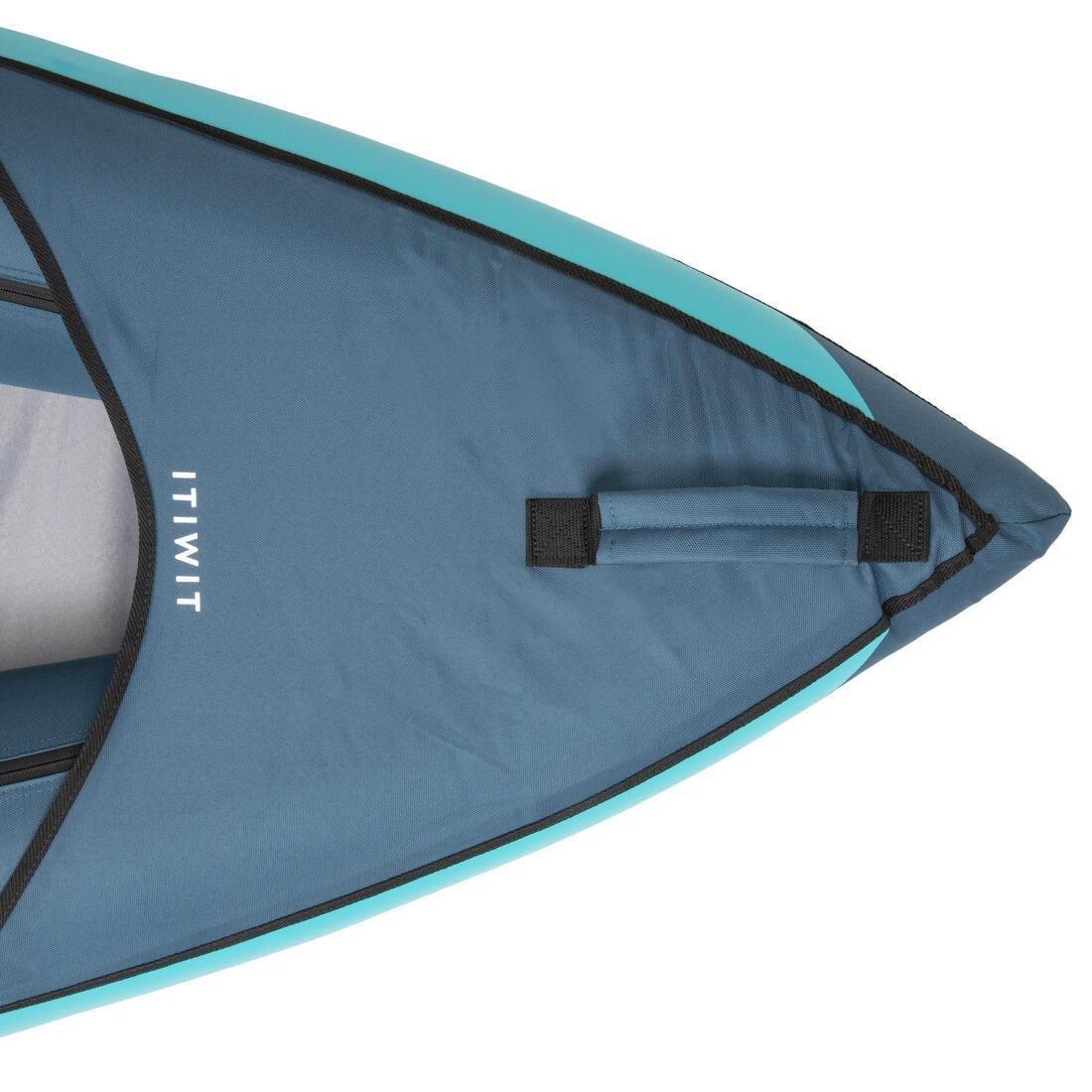 Inflatable Touring Kayak 2-3-Person, Blue, No Color, large image number 6