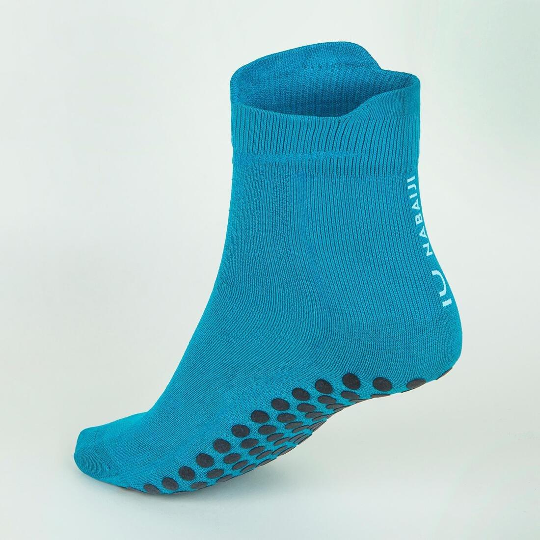 NABAIJI--ANTIBACTERIAL SOCKS T URQUOISE *, , large image number 2
