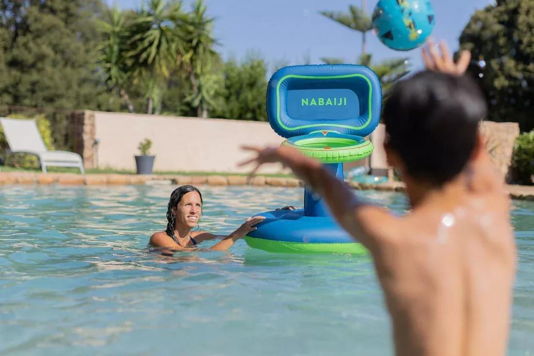 Swimming Pool Basketball Basket, Prussian Blue, No Color, large image number 9