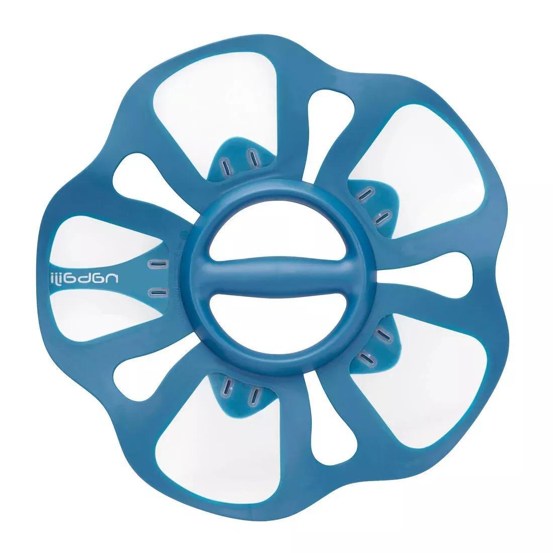 Pair Of Aquafit Pullpush Dumbbells Flower L, Blue, No Color, large image number 11