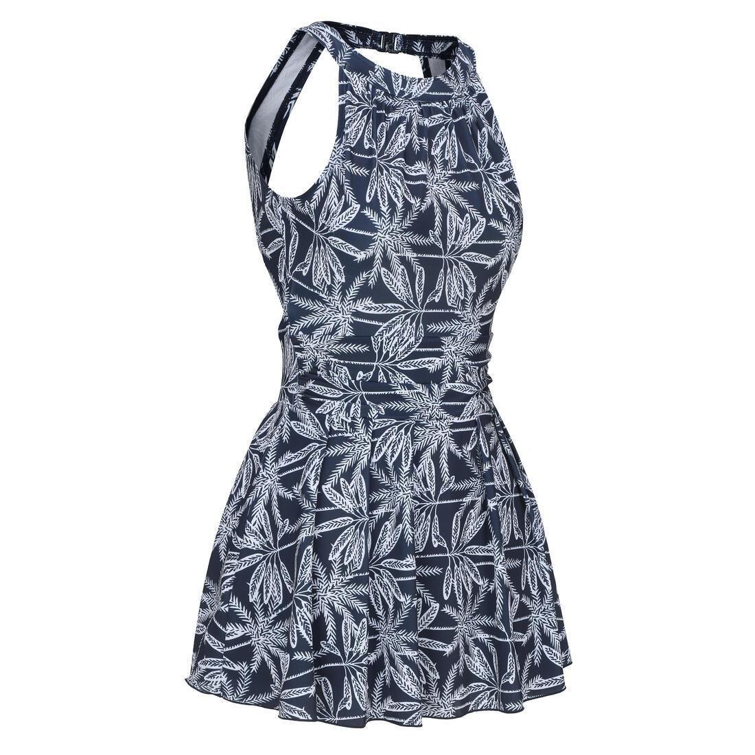 Women 1-Piece Skirt Swimsuit - CN Amber, White, No Color, large image number 1