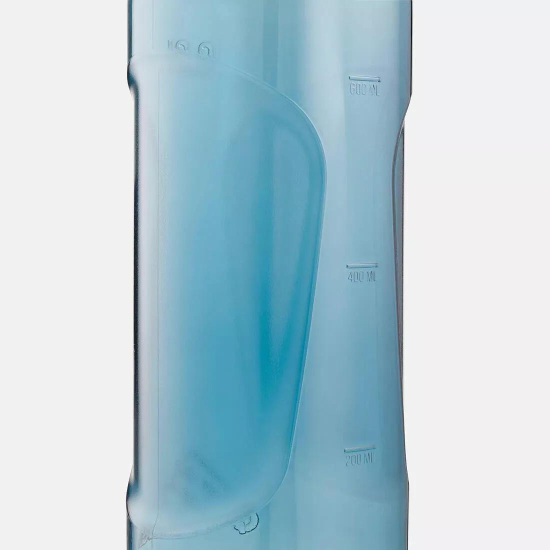Plastic Hiking Flask With Quick Opening Cap - Mh500 0.8L, Blue, No Color, large image number 4