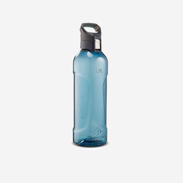 Mountain Hiking 1.2L Quick Opening Cap Water Bottle - MH500 Tritan, BLUE, No Color, large image number 0