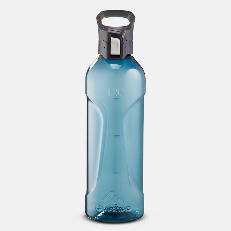 Mountain Hiking 1.2L Quick Opening Cap Water Bottle - MH500 Tritan, BLUE, No Color, large image number 1