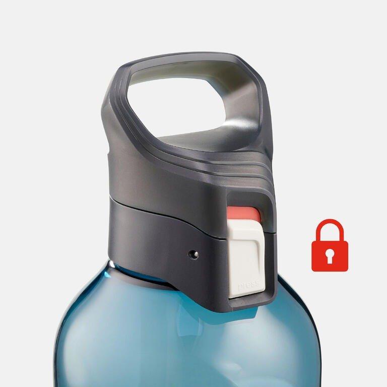 Mountain Hiking 1.2L Quick Opening Cap Water Bottle - MH500 Tritan, BLUE, No Color, large image number 6