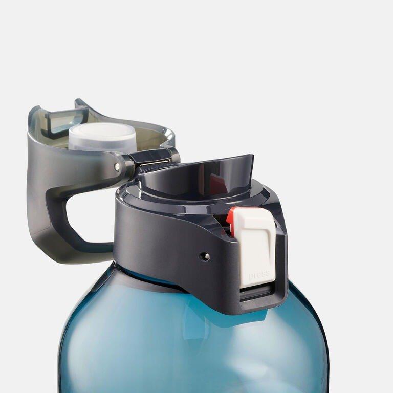 Mountain Hiking 1.2L Quick Opening Cap Water Bottle - MH500 Tritan, BLUE, No Color, large image number 8