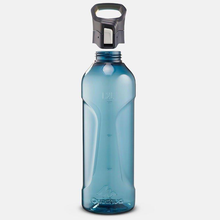 Mountain Hiking 1.2L Quick Opening Cap Water Bottle - MH500 Tritan, BLUE, No Color, large image number 9