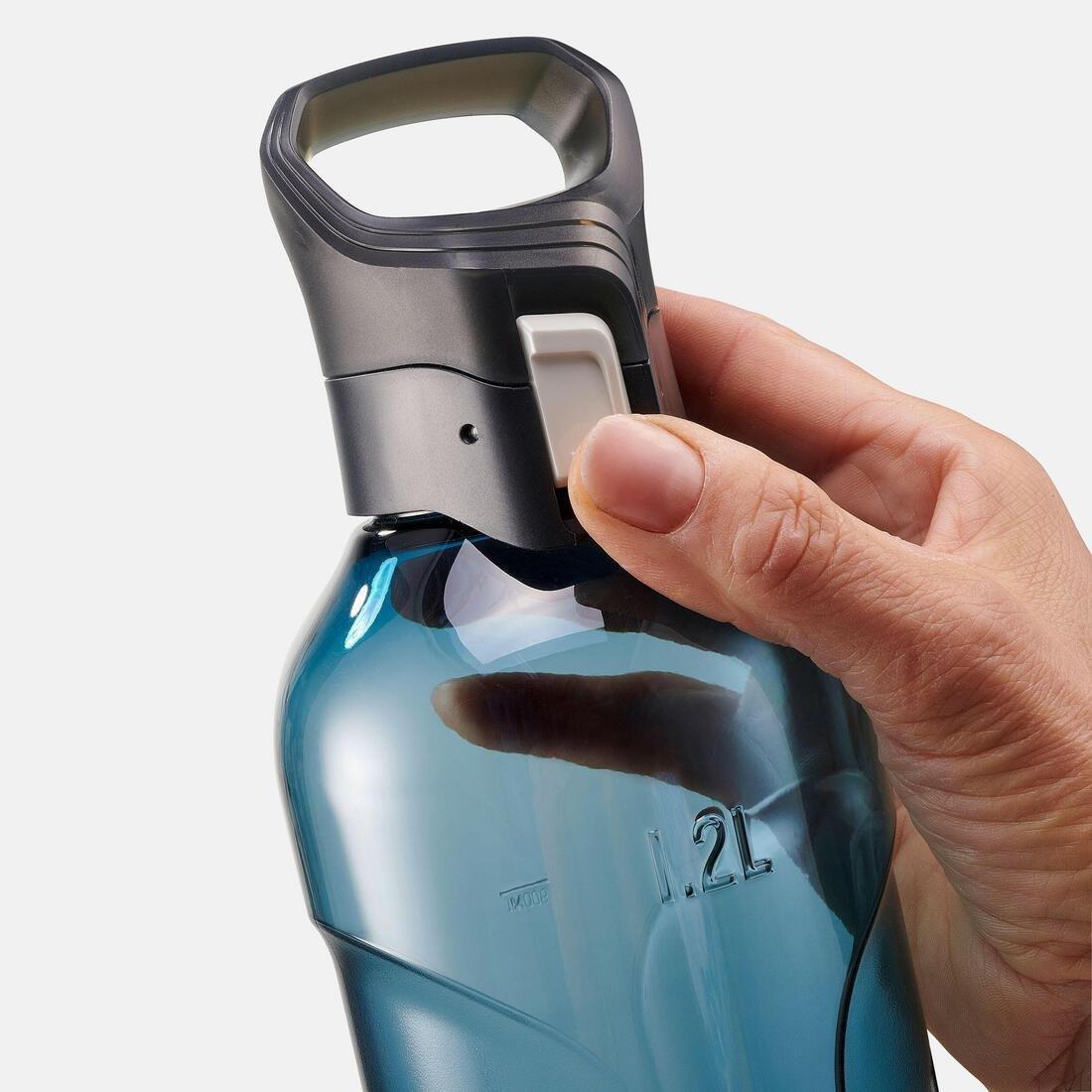 Mountain Hiking 1.2L Quick Opening Cap Water Bottle - MH500 Tritan, BLUE, No Color, large image number 10