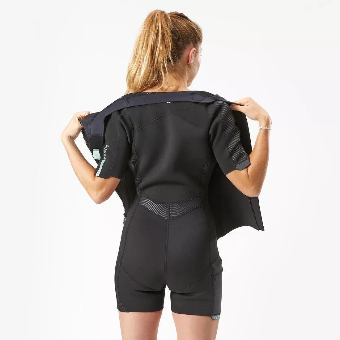 Women Swimwear Neoprene Shorty, 2M, , large image number 8
