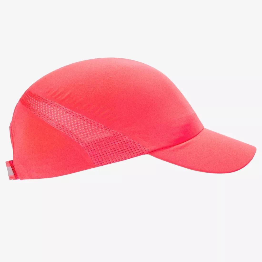 PALE YELLOW Men's Women's KIPRUN Adjustable Running Cap, No Color, large image number 1