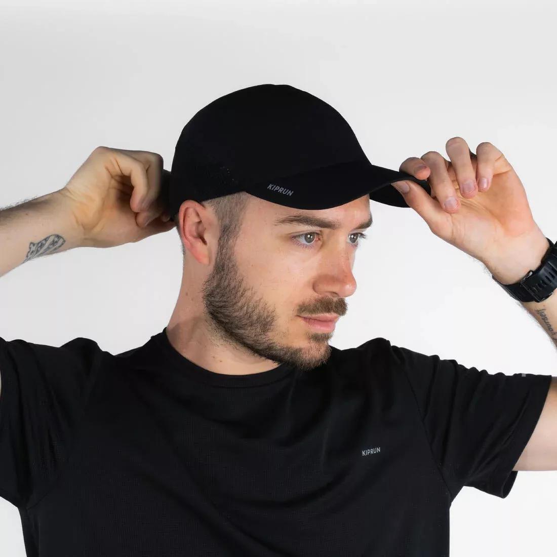Unisex Kiprun Adjustable Running Cap, Purple, No Color, large image number 14