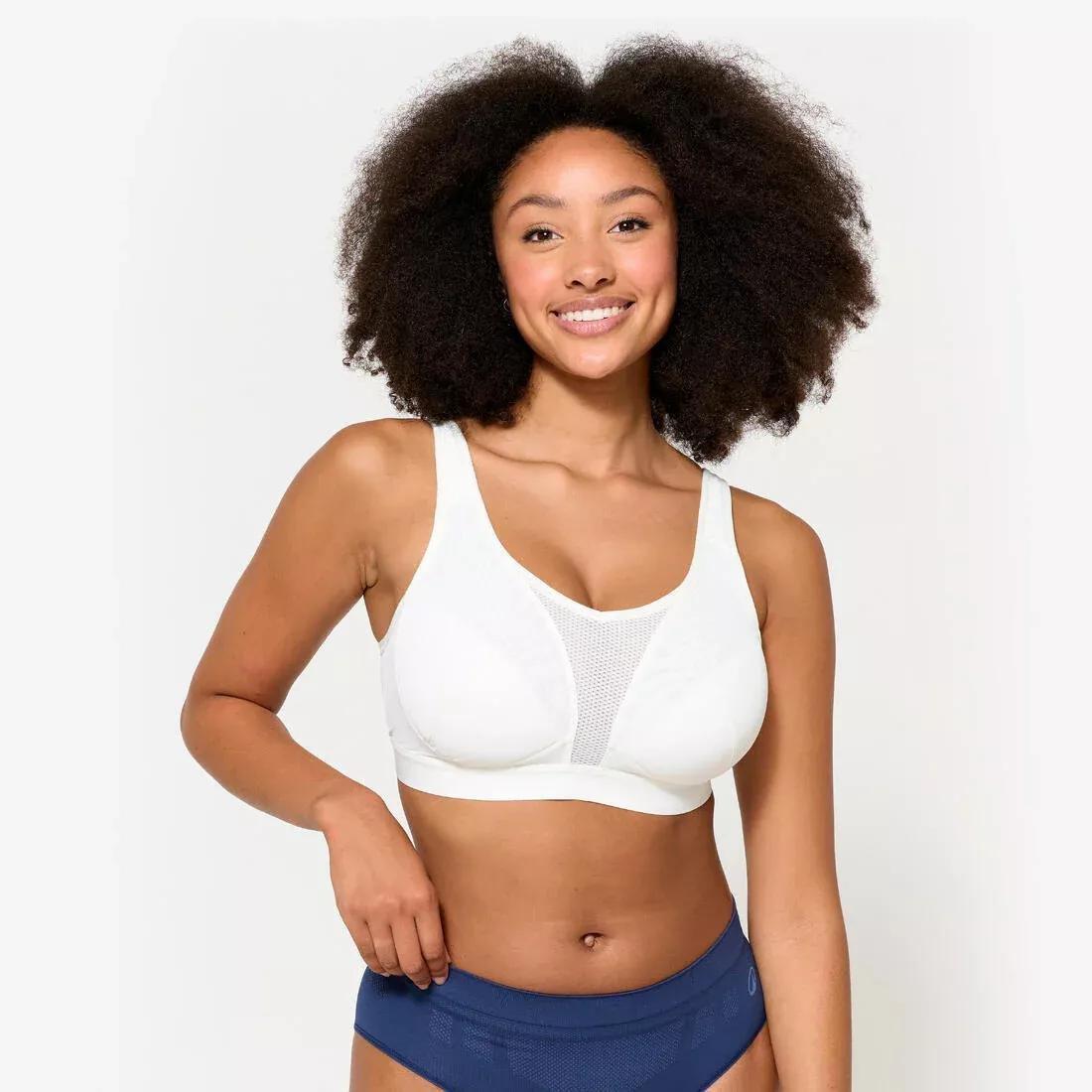 Women High Support Convertible Strap Sports Bra, Black, No Color, large image number 2