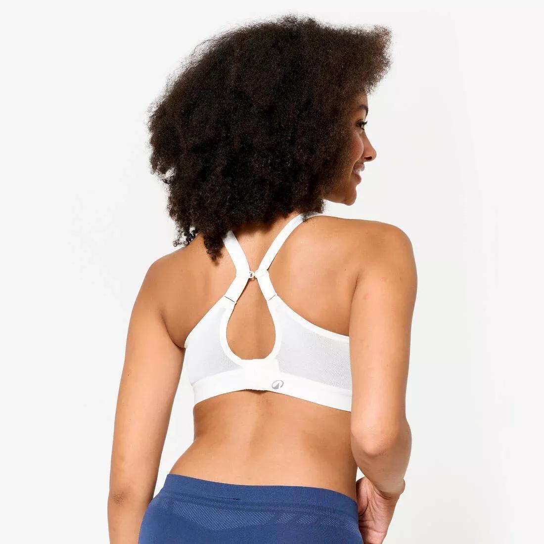 Women High Support Convertible Strap Sports Bra, Black, No Color, large image number 6