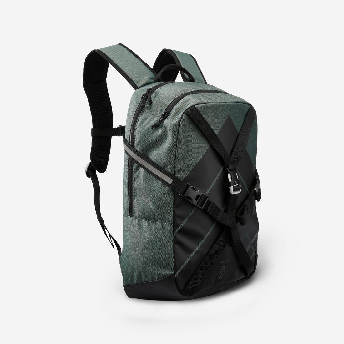 20-Litre Inline Skating Backpack - BP100, Khaki, No Color, medium