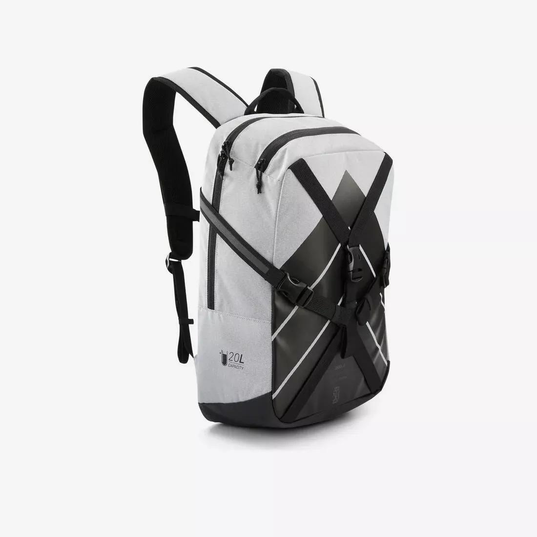 20-Litre Inline Skating Backpack - BP100, Khaki, No Color, medium