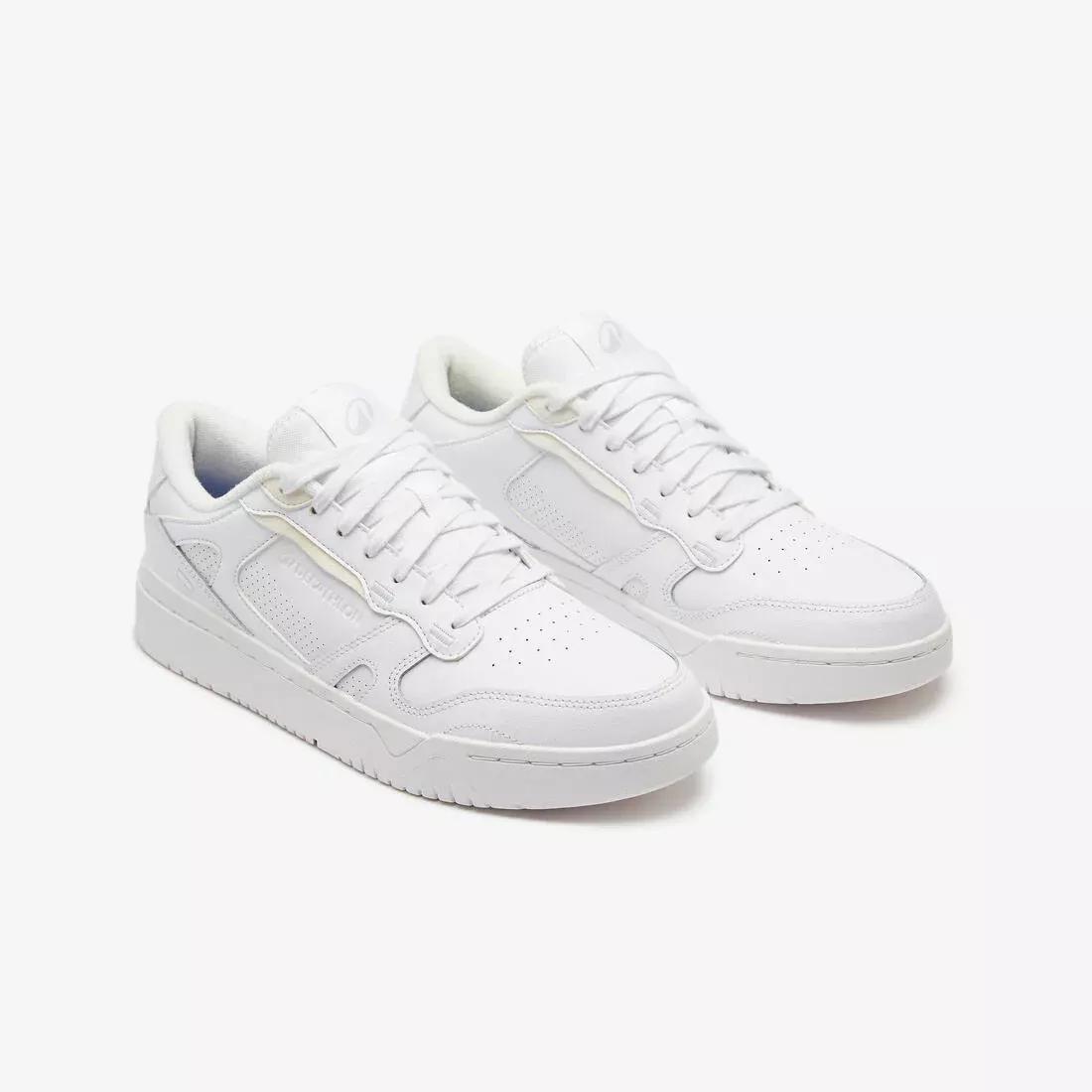 Men Leather Trainers - CJ80, White, No Color, large image number 2