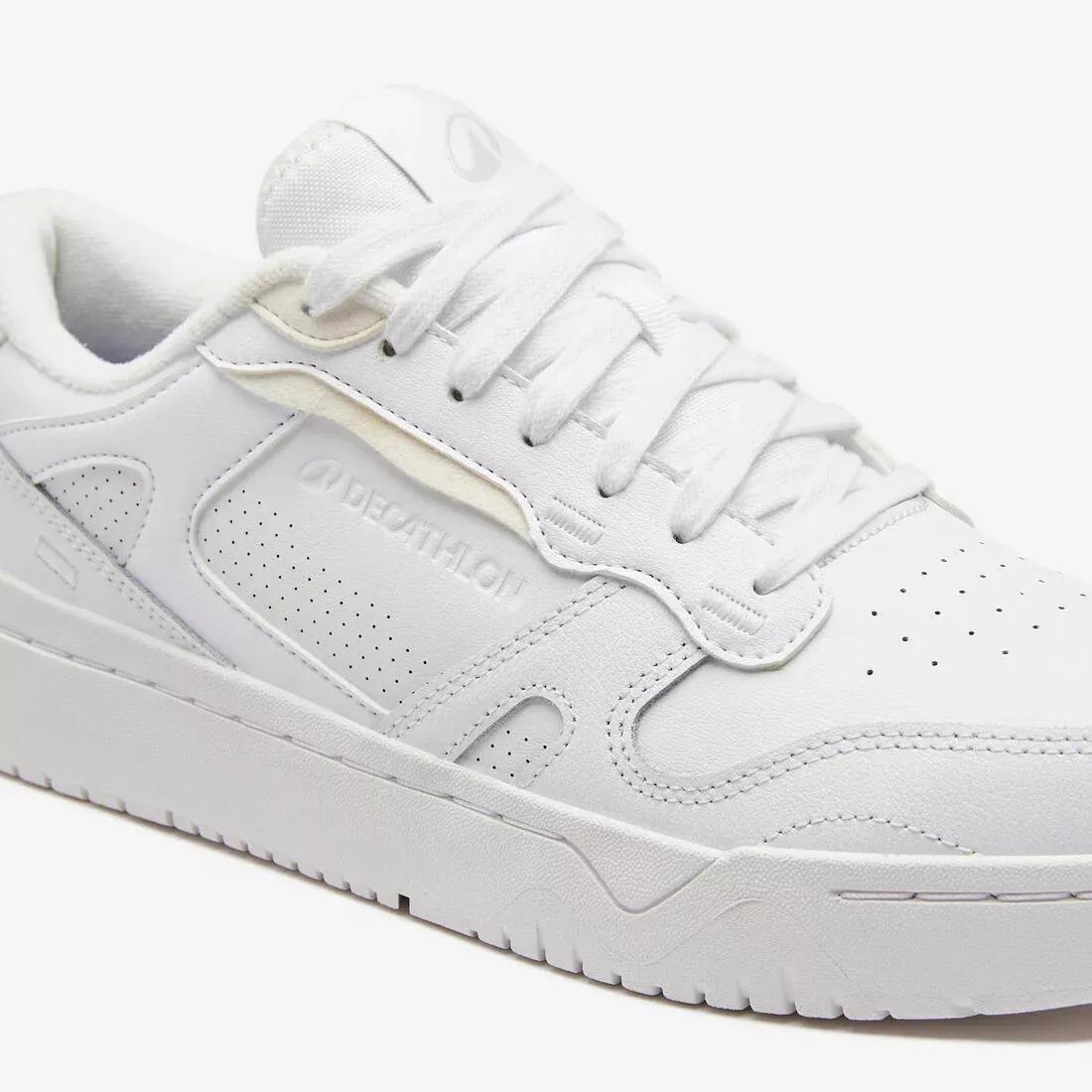 Men Leather Trainers - CJ80, White, No Color, large image number 4