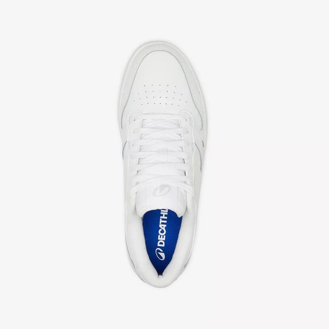 Men Leather Trainers - CJ80, White, No Color, large image number 5