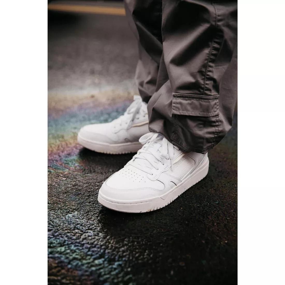 Men Leather Trainers - CJ80, White, No Color, large image number 9