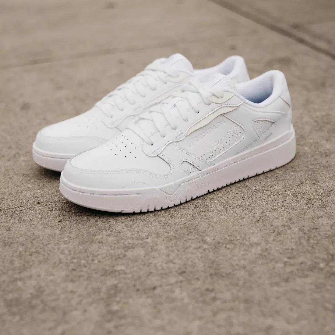 Men Leather Trainers - CJ80, White, No Color, large image number 11