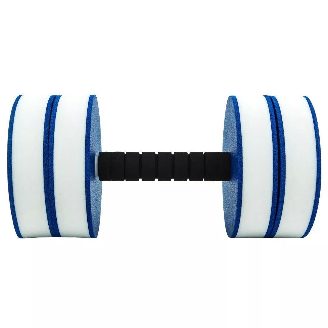 Pair Of Foam Aquafit Dumbbells Aquagym, Blue, No Color, large image number 4