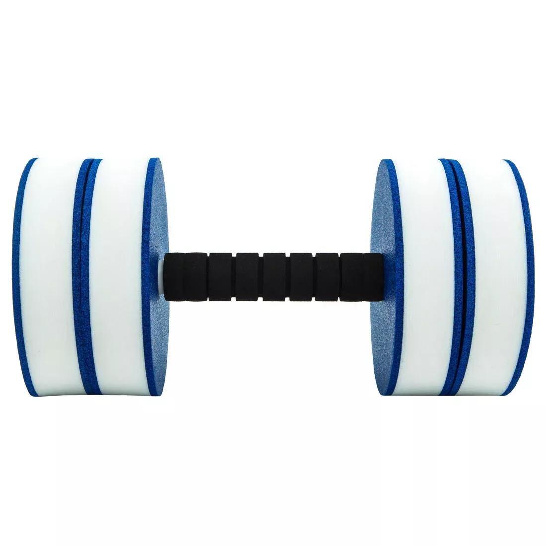 NABAIJI - Pair Of Foam Aquafit Dumbbells Aquagym, Blue