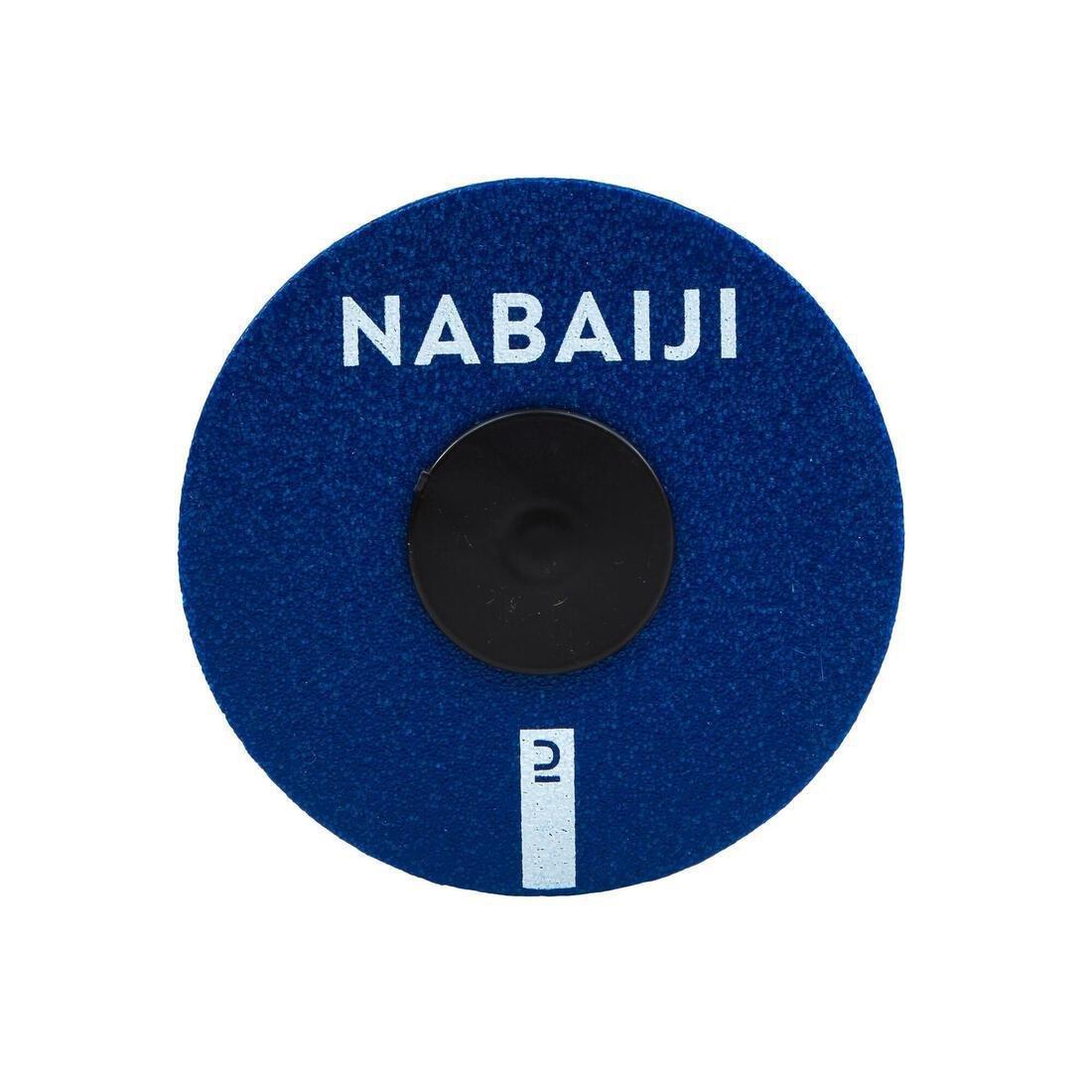 NABAIJI - Pair Of Foam Aquafit Dumbbells Aquagym, Blue