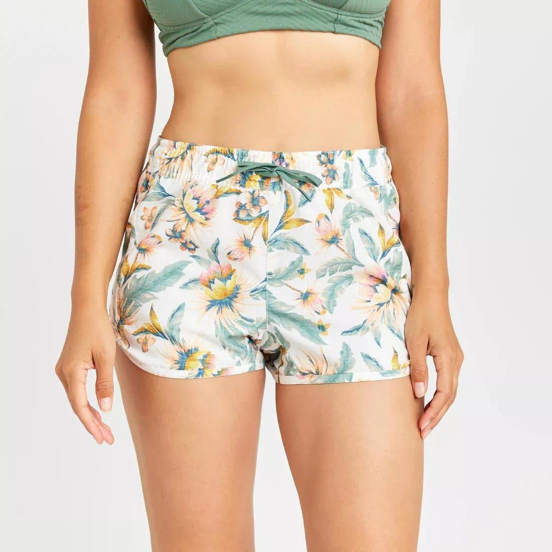 Women Swim Shorts - Tini Belly, White, , medium