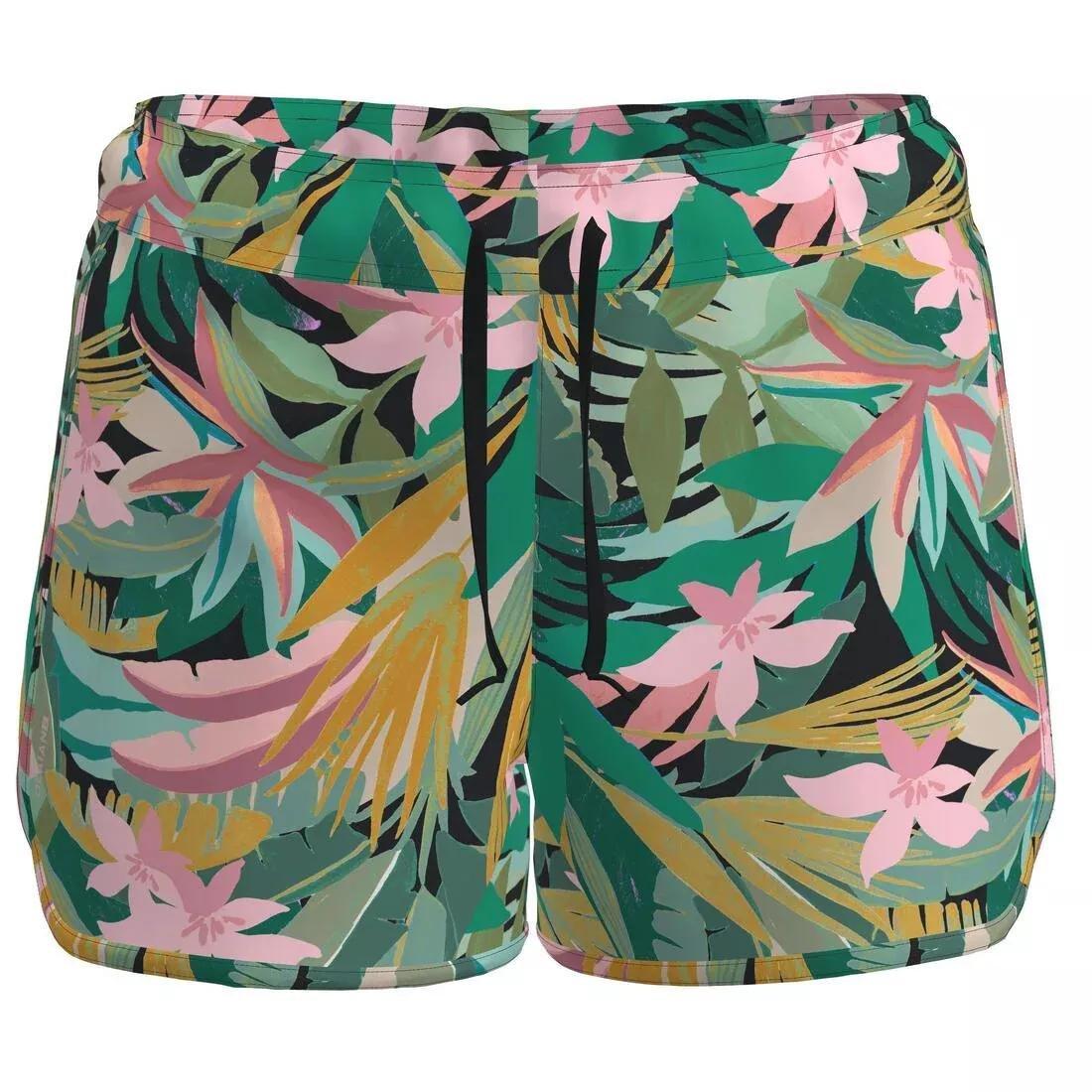 Women Swim Shorts - Tini Belly, Green, , large image number 3