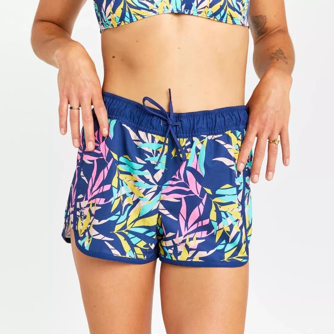 Women Swim Shorts - Tini Belly, Green, , large image number 7