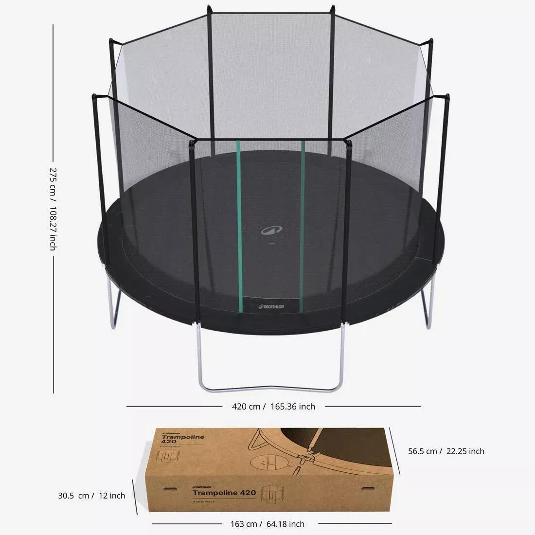 DOMYOS--TRAMPOLINE 420, No Color, large image number 2