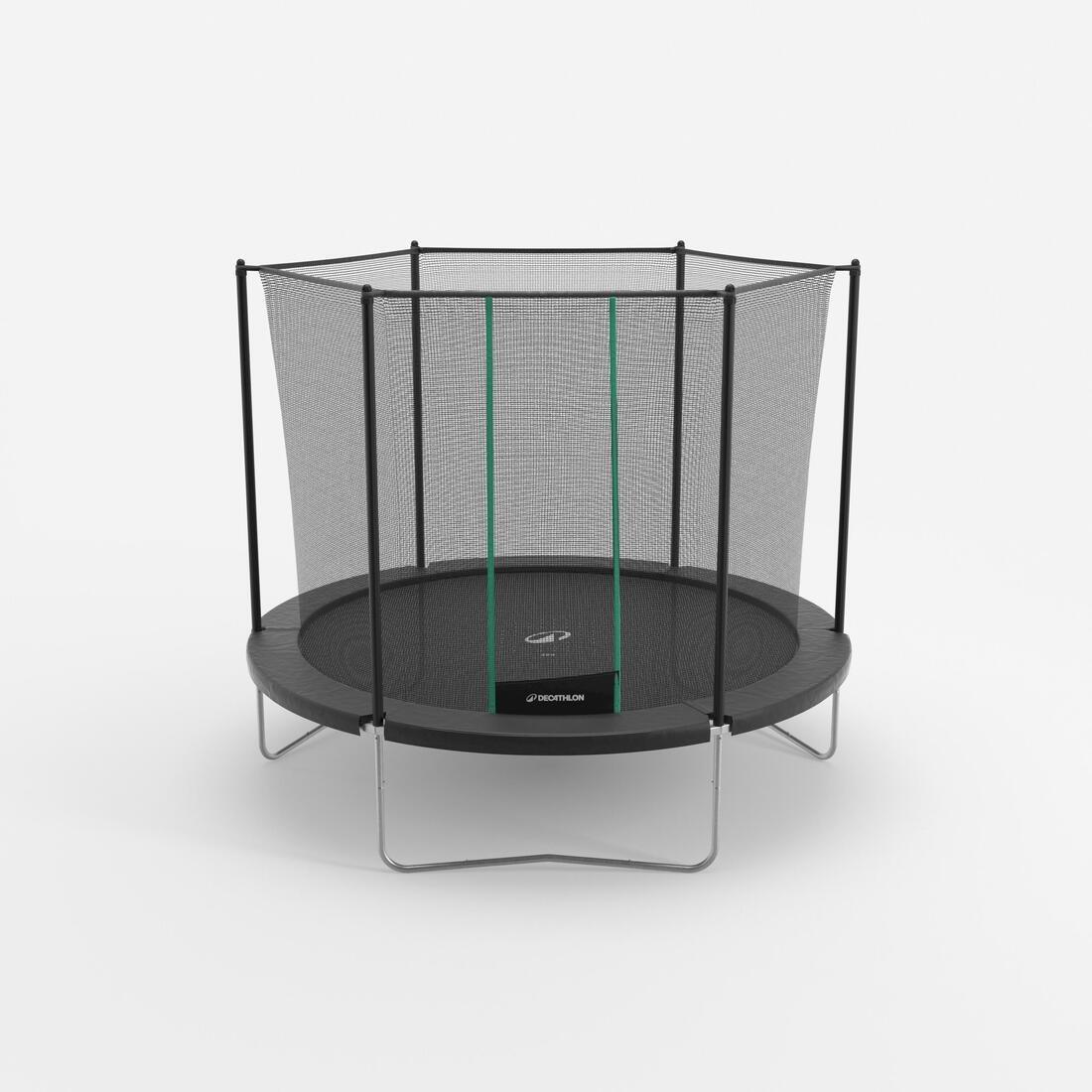 Trampoline 300 With Netting - Tool-Free Design, Grey, No Color, large image number 1