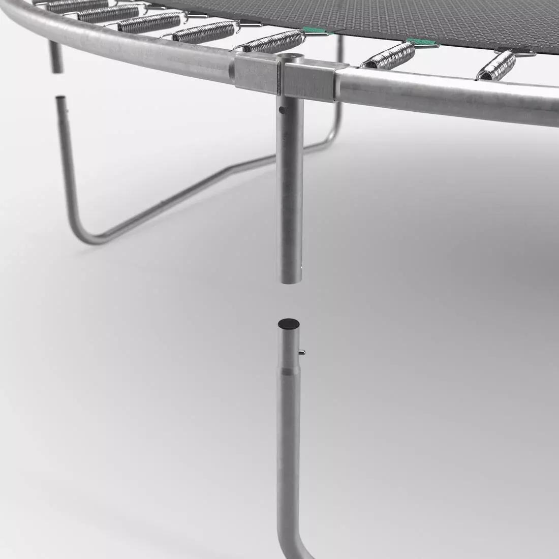 Trampoline 300 With Netting - Tool-Free Design, Grey, No Color, large image number 3