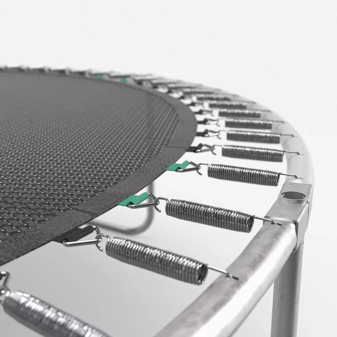 Trampoline 300 With Netting - Tool-Free Design, Grey, No Color, large image number 4