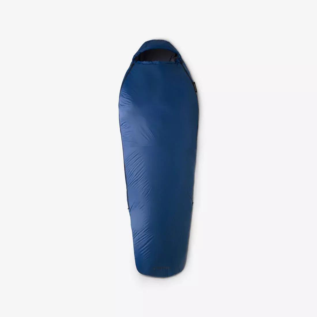 15C Trekking Sleeping Bag, Twinnable - MT500, Blue, No Color, medium